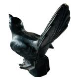 Pair of Cast Iron Bird Sculptures