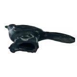 Pair of Cast Iron Bird Sculptures