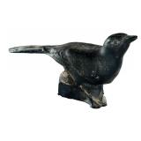 Pair of Cast Iron Bird Sculptures