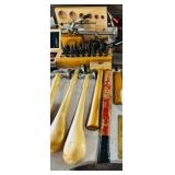 Collection of Jewelry Making and Metalworking Tools with Hammers, Stamps, and Accessories