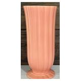 Vintage Ribbed Red Wing Pottery Vase / Red Wing Vase M-1529