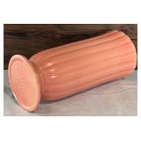 Vintage Ribbed Red Wing Pottery Vase / Red Wing Vase M-1529