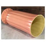 Vintage Ribbed Red Wing Pottery Vase / Red Wing Vase M-1529