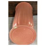 Vintage Ribbed Red Wing Pottery Vase / Red Wing Vase M-1529