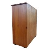 Wooden Multi-Drawer Storage Cabinet with 16 Drawers on Casters