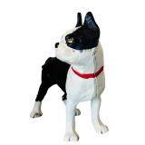Vintage Cast Iron Boston Terrier Dog Doorstop