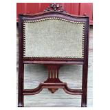 Pair of Vintage Upholstered Wooden Chairs