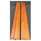 Vintage Wooden Bed Frame with Ornate Carvings