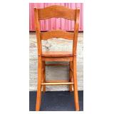 Set of 4 Wooden Counter Height Chairs 24 Inch Seat