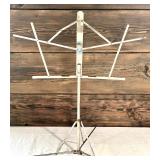 Metal Adjustable Music Stand with Leather Carrying Case