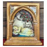 R.M.Kulicke Art Plaques with Rustic Tin Box