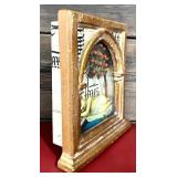 R.M.Kulicke Art Plaques with Rustic Tin Box