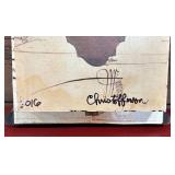 R.M.Kulicke Art Plaques with Rustic Tin Box