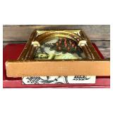 R.M.Kulicke Art Plaques with Rustic Tin Box