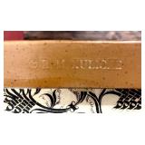 R.M.Kulicke Art Plaques with Rustic Tin Box