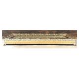 Mixed Decor Lot with Ornate Mirror, Metal Tray, Heart Pendant, and Abbington Park Summer Paris Collector Boxes