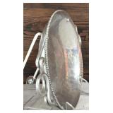 Mixed Decor Lot with Ornate Mirror, Metal Tray, Heart Pendant, and Abbington Park Summer Paris Collector Boxes