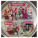 12 Inch Vintage Knickerbocker Beer Metal Advertising Tray