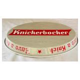 12 Inch Vintage Knickerbocker Beer Metal Advertising Tray