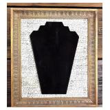 Pair of Framed Necklace Displays