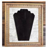 Pair of Framed Necklace Displays
