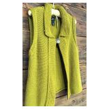 Green Knit Vest Size Large/XL