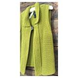 Green Knit Vest Size Large/XL