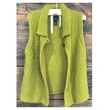 Green Knit Vest Size Large/XL