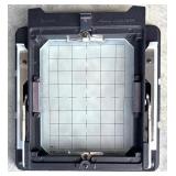 Vintage Adapt-A-Case Fiberbilt Hard Aluminum Case and Large Format Monorail View Camera Setup Specifically a Combo SC, Along with Various Accessories Used in Large Format Photography