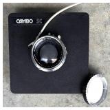 Vintage Adapt-A-Case Fiberbilt Hard Aluminum Case and Large Format Monorail View Camera Setup Specifically a Combo SC, Along with Various Accessories Used in Large Format Photography