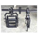 Vintage Adapt-A-Case Fiberbilt Hard Aluminum Case and Large Format Monorail View Camera Setup Specifically a Combo SC, Along with Various Accessories Used in Large Format Photography