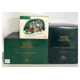 Dept 56 Charles Dickens Heritage Including "Sir John Fallstaff Inn", "Gads Hill Place" and "The Locomotive Shed & Water"