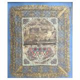 Vintage Framed Asian Silk Embroidery