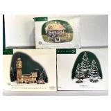 Dept 56 Heritage Village Collections Including "Butter Tub Barn", "Victorian Station" and "Mulberrie Court"