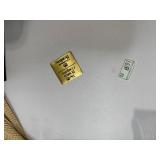 Two Decorative Whitewashed Metal Wall Hangings and Rustic Medal Chalkboard Stand