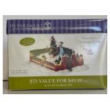 Department 56 "A Victorian Christmas", "1 Royal Tree Court" and "Crowntown Freckleton Windmill"