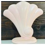 Vintage Red Wing 899 Pottery Pink / Rose Fan Vase