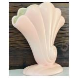 Vintage Red Wing 899 Pottery Pink / Rose Fan Vase