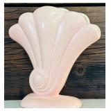 Vintage Red Wing 899 Pottery Pink / Rose Fan Vase