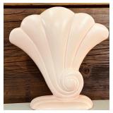 Vintage Red Wing 899 Pottery Pink / Rose Fan Vase