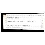 Modern White Office Chair with Chrome Frame and Casters