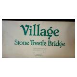Department 56 Village Collectibles Assortment with Stone Trestle Bridge and Accessories