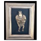 Decorative Home Decor Lot with Cherub Art, Ornate Birdcage, and Framed Art