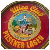Utica Club Pilsener Lager 10.75-Inch Vintage Beer Tray