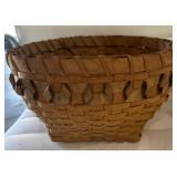Collection of 6 Vintage Woven Baskets Assorted Styles