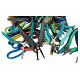 Lot of Mixed Crafting Scissors and Hand Tools