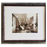 Framed Frank Meadows Sutcliffe Vintage Photograph Print