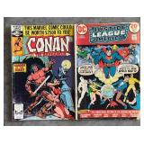 Collection of 12 Vintage Comic Books Marvel and DC