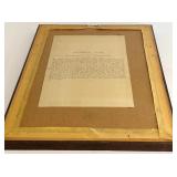 Framed Antique Print Vanity Fair Caricature Depicting Frederick Beauchamp Paget Seymour, 1st Baron Alcester "Spy"