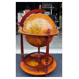 Wooden Globe Bar